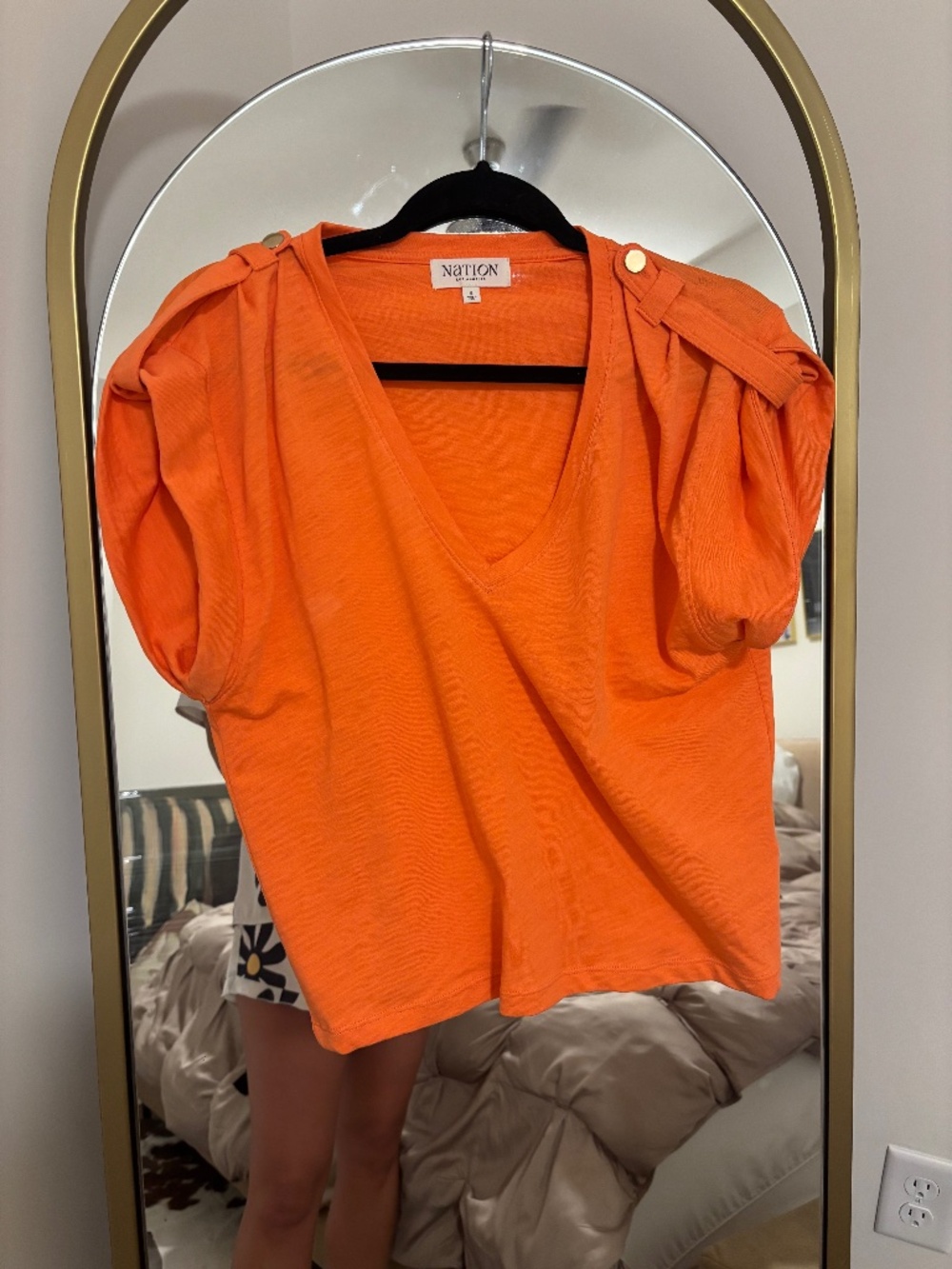 Nation LTD Women's Orange Blouse